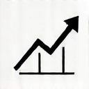 Ikona wykresu wzrostowego